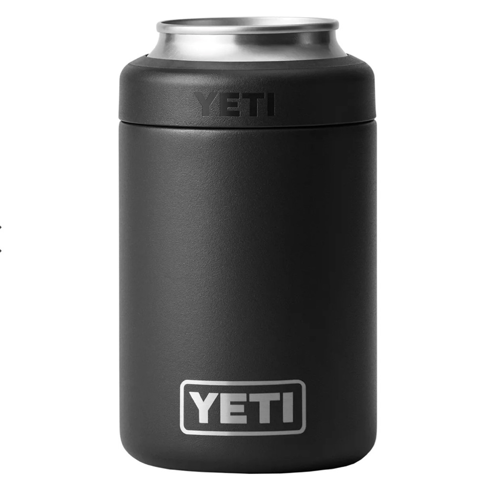 Yeti 12oz Matte Black Rambler Colster Can Insulator stainless steel